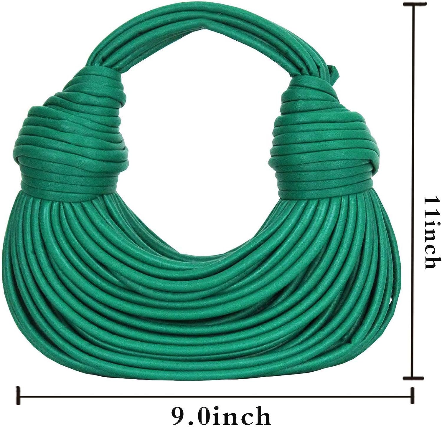 Women Leather Knotted Strappy Bag