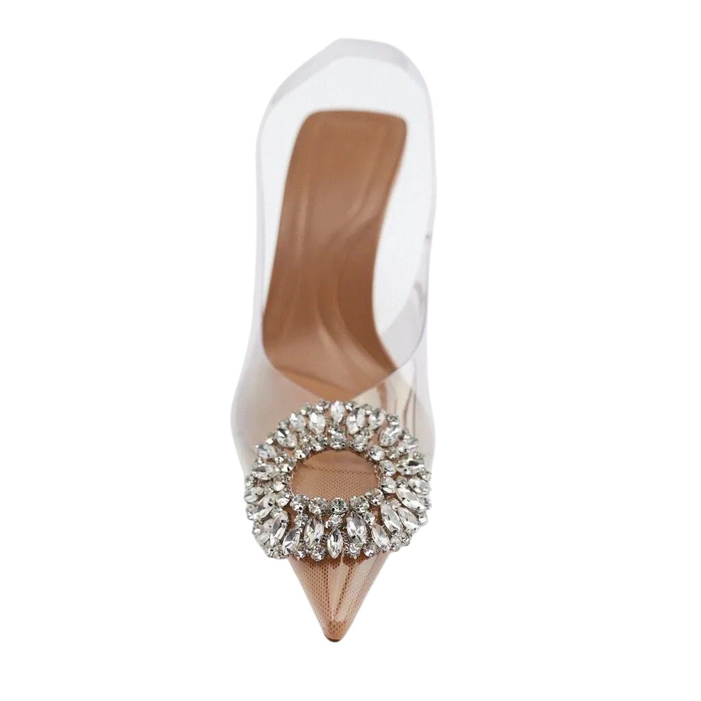 Pointed head Transparent Luxury High Hheels party Pumps