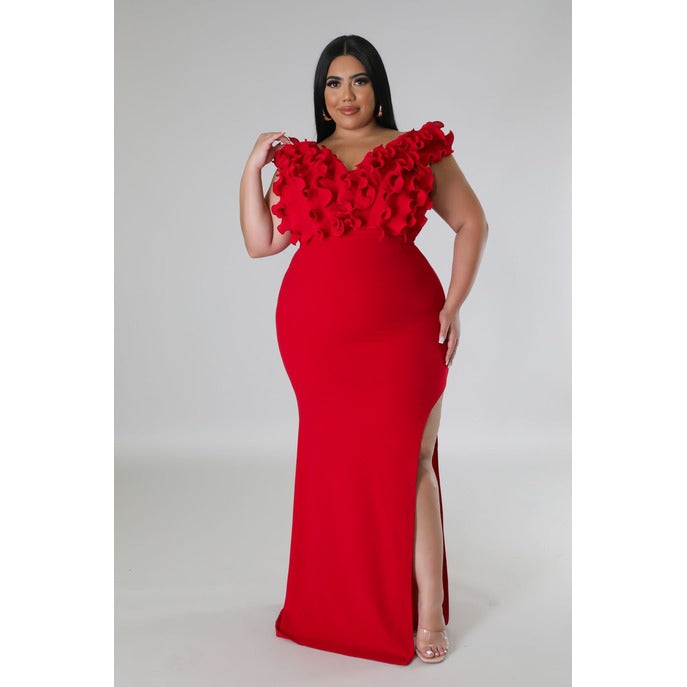 Deina Dress Red