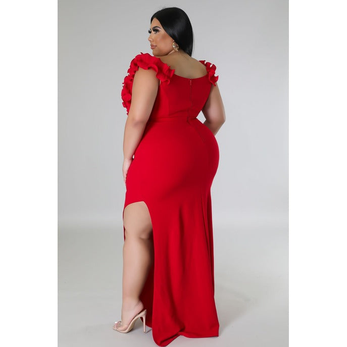 Deina Dress Red